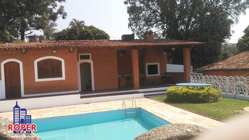 Excelente Chácara De 2.040 Metros Com Piscina À Venda Na Estancia Brasil Em Atibaia!! - Ch00846 - 34651767