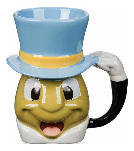 Pepe Grillo Taza Esculpida De Pinocho 560 Ml Disney Store