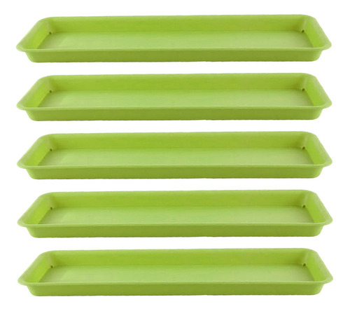 5 Piezas Plantillas Plantillas Bandejas Vegetales, Verde
