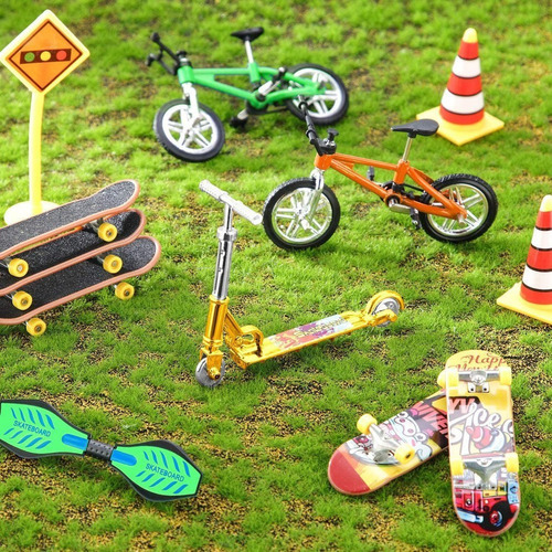 D Mini Dedo Juego De Juguete Patín Bicicleta Scooter