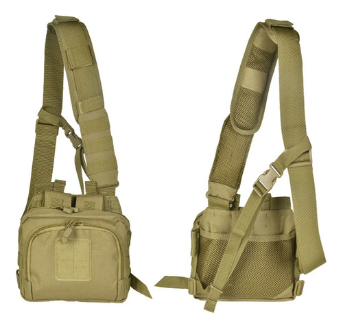 Bolsa Táctica Militar Impermeable Para Pecho Y Hombro