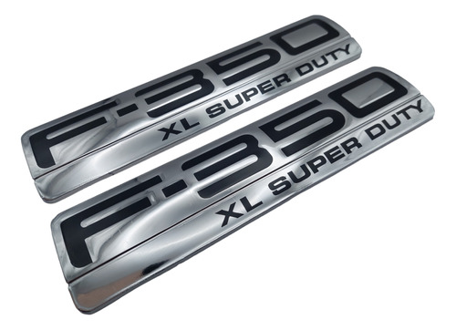 Emblemas Ford F350 Xl Super Duty Cromados Del 2005 Al 2010