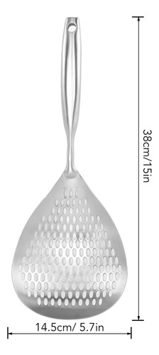 L Cuchara Coladora De Cocina, Cucharón Colador De Acero