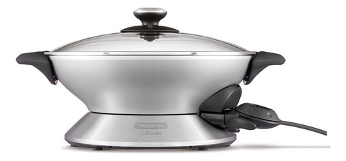 Panela Wok Elétrica Tramontina Alumínio By Breville 220v