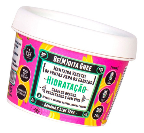 Lola Bemdita Ghee Mascara Hidratante Vegetal Pelo X 100gr 3c