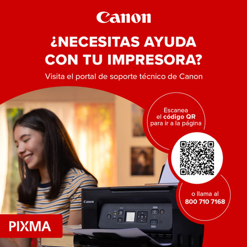 Impresora Multifunción A Color Canon Pixma G4170 Con Wifi Negro