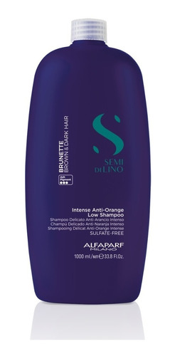Shampoo Alfaparf  Brunette Matizador Azul Anti-orange