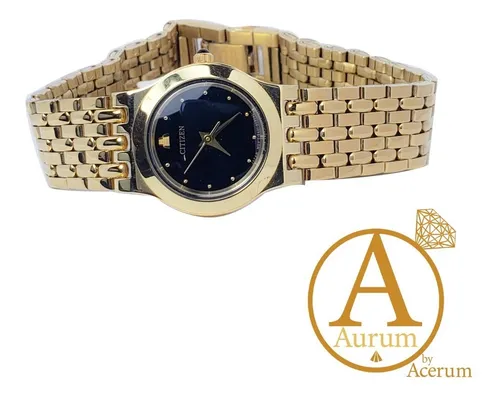 Reloj Citizen Dama Azteca Chapa Quartz Original Nuevo