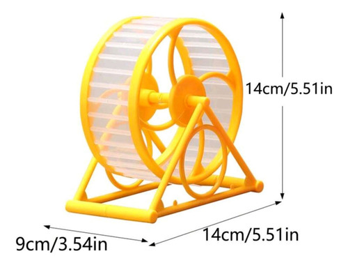 Rueda Ejercicio Giratoria Para Roedores Hámster Ratón 14 Cm
