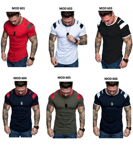 Franelas Caballeros Slim Fit By Plutonio