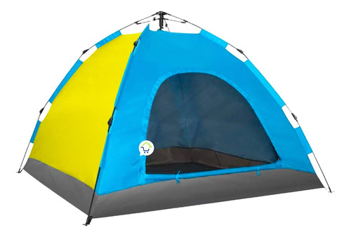 Carpa Camping 3 Personas Automática Arma En 1 Minuto 2x15m