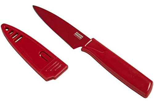 Kuhn Rikon Colori Cuchillo Para Pelar Recto Antiadherente Co