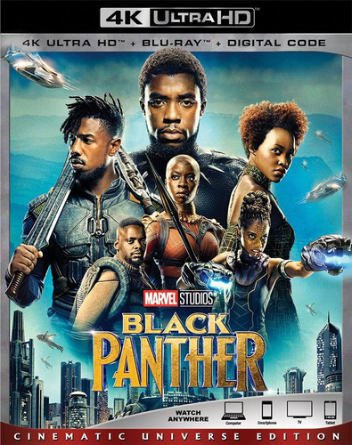 4k Ultra Hd + Blu-ray Black Panther / Pantera Negra