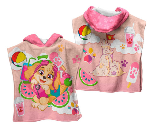 Toalla Divertida Paw Patrol Rosa