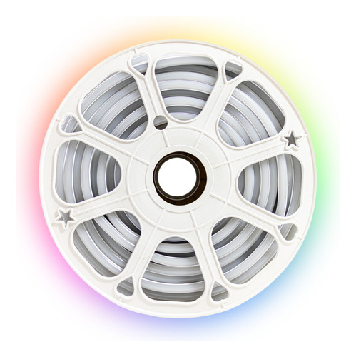 15m Fita Mangueira Led Neon Flexível 110v Rgb E Controladora 220v