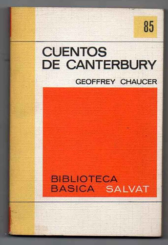 Cuentos De Canterbury - Geoffrey Chaucer Antiguo