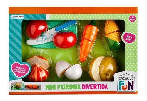 Creative Fun Mini Feirinha Divertida 6 Legumes Multikids