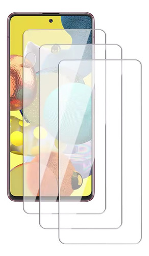 3 Micas De Cristal Transparente Para Motorola G34 Con Kitt