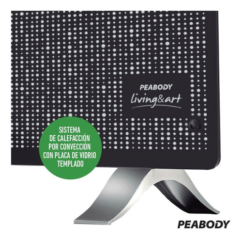 Imagen 4 de 5 de Vitroconvector Estufa Peabody Pe-vc20 2000w C/ Termostato 6