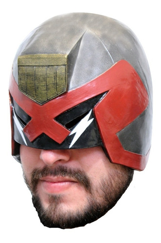 Imagen 1 de 1 de Máscara De Látex Judge Dredd Helmet Casco