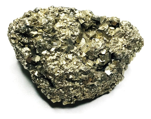 Merut Piedra Pirita Natural En Bruto Dorada Forma C Dorado Neutro