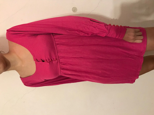 Vestido Fuxia Como Quieres Que Te Quiera T.s Nuevo!