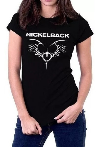 Camiseta Baby Look Nickelback