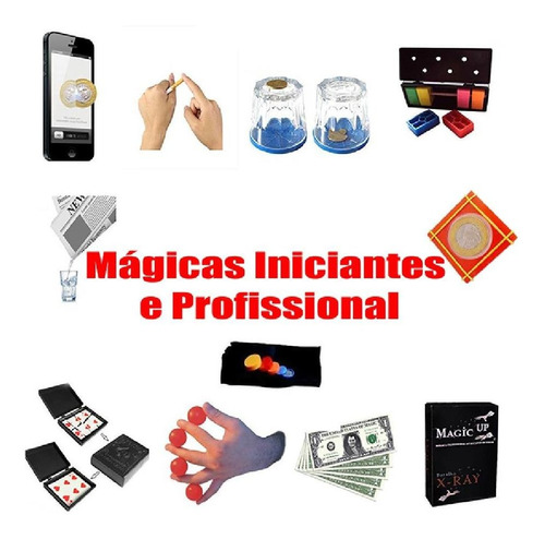 Kit De Mágicas Iniciantes E Profissional 