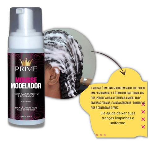 Finalizador De Trança Box Braids Mousse P/ Trança Masterhair