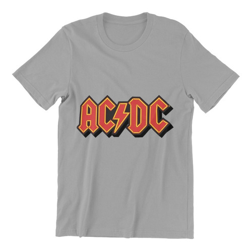 Polera Unisex Acdc Rock Musica Art Estampado Algodon Logo