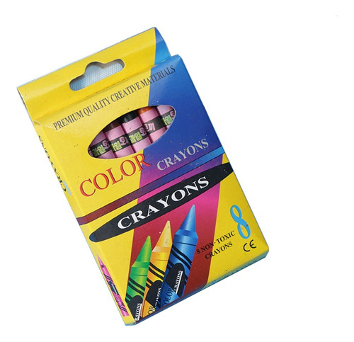 Crayon De Pintura Infantil De 8 Colores