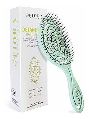 Fiora Naturals De Pelo Cepillo Desenredante -100% Bio-friend