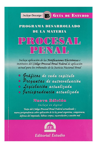 Guía De Estudio: Procesal Penal - 2024 - Neuquen, Torres