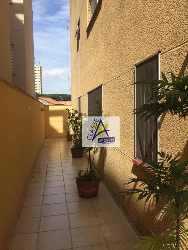 Imagem 28 de 30 de Cobertura Com 3 Dormitórios À Venda, 91 M² Por R$ 450.000,00 - Vila Guarani - Mauá/sp - Co0029