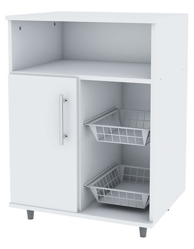 Mueble Microondas Rack Para Frutas Blanco Centro Estant