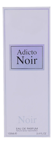 Perfume Fragance World Adicto Noir Edp 100ml Mujer