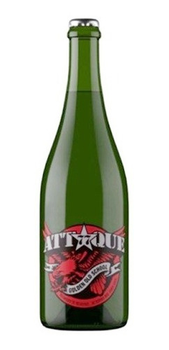 Imagen 2 de 5 de Caja X 6 - Cerveza Attaque 77 - Golden Old School 500cc
