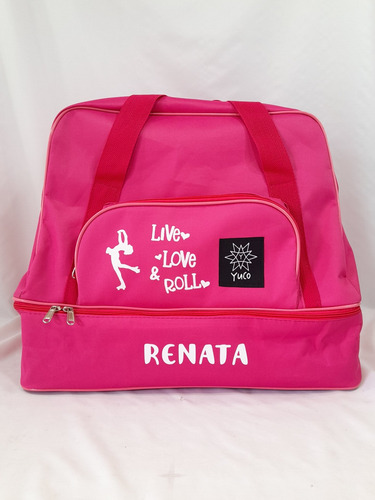 Imagen 2 de 9 de Bolso Patin Artistico Cajon Rigido + Personalizacion | Yuco