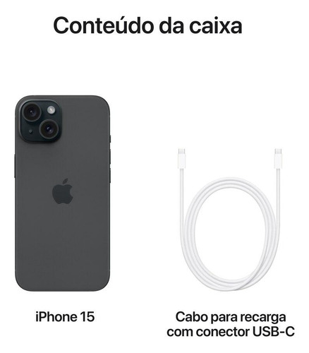 Apple iPhone 15 256gb Preto