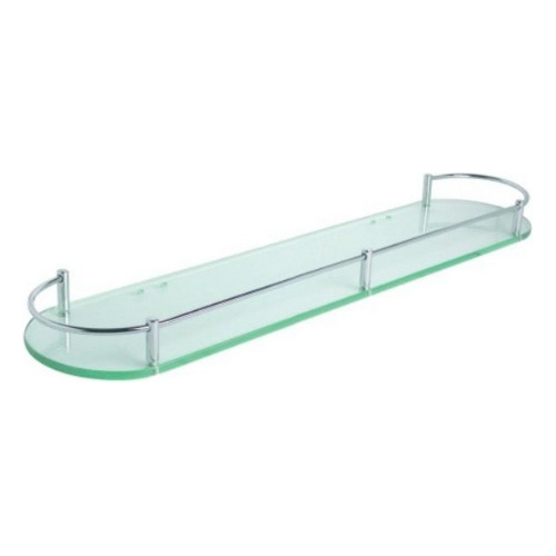 Estante Repisa Vidrio Baño Cocina Oval Organizador Ac.inox