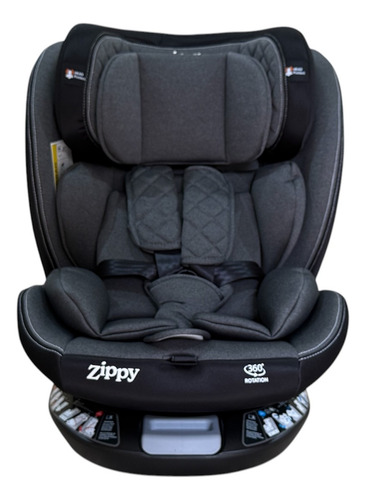 Cadeira P/ Carro Spine Grey 360º C/isofix 0-36kg Zippy