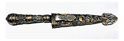 Cuchillo Plata Hoja 12 Cm. Total 24 Cm. 184,20 Gr. Plat 800 (Usado)