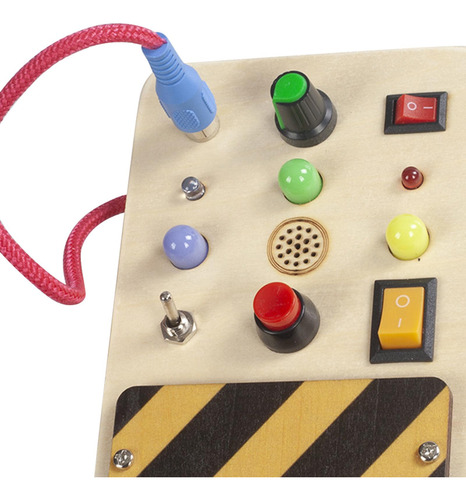 Montessori Toy Activity Board Toggle Switch Juguete Estilo B