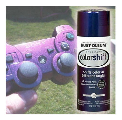 Aerosol Tornasolado Cambia De Color Azul Rust Oleum K37
