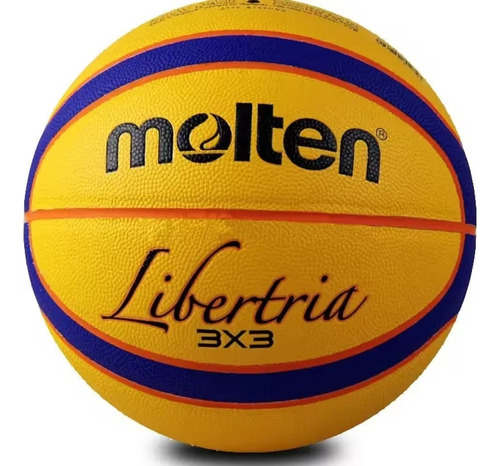  Balón Básket Molten Libertria 3x3 Goma