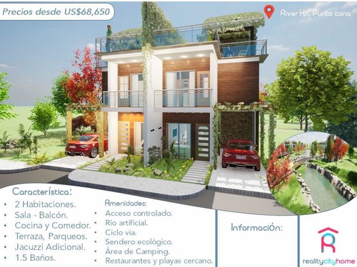 Imagen 2 de 30 de Proyecto Ecológico Con Rio Artificial En Punta Cana