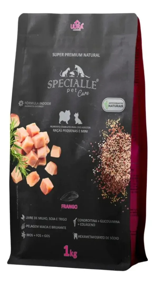 Ração Para Cães Adultos Pequeno E Mini Frango 1kg Specialle