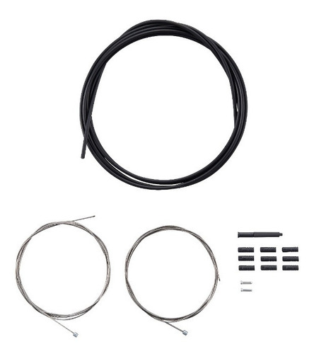 Imagen 2 de 3 de Kit De Cables De Cambio C/forro Fundas Shimano Mtb S1