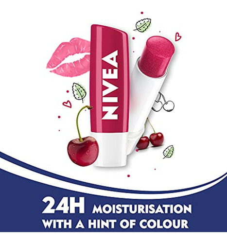 Bálsamo Para Labios Nivea Nivea Lip Care Fruity Shine Cereza
