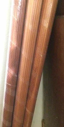 Soporte O Base Y Palos De Madera Para Cortinas Cortineros